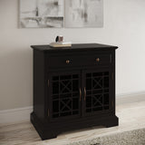 Craftsman Antique Black 32 Accent Chest - Ornate Home