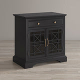 Craftsman Antique Black 32 Accent Chest - Ornate Home