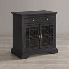 Craftsman Antique Black 32 Accent Chest - Ornate Home