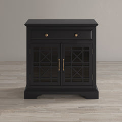 Craftsman Antique Black 32 Accent Chest - Ornate Home