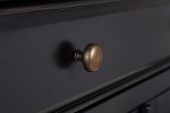 Craftsman Antique Black 32 Accent Chest - Ornate Home