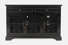 Craftsman Antique Black 50 Media Unit - Ornate Home