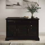 Craftsman Antique Black 50 Media Unit - Ornate Home