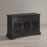 Craftsman Antique Black 50 Media Unit - Ornate Home