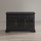 Craftsman Antique Black 50 Media Unit - Ornate Home