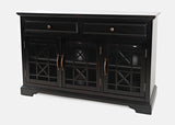 Craftsman Antique Black 50 Media Unit - Ornate Home
