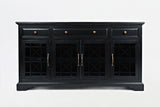 Craftsman Antique Black 60 Media Unit - Ornate Home