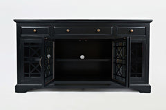 Craftsman Antique Black 60 Media Unit - Ornate Home