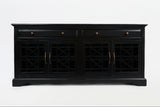 Craftsman Antique Black 70 Media Unit - Ornate Home