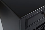 Craftsman Antique Black 70 Media Unit - Ornate Home