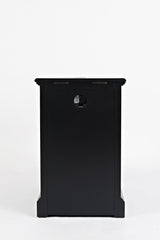 Craftsman Antique Black Power Chairside Table - Ornate Home
