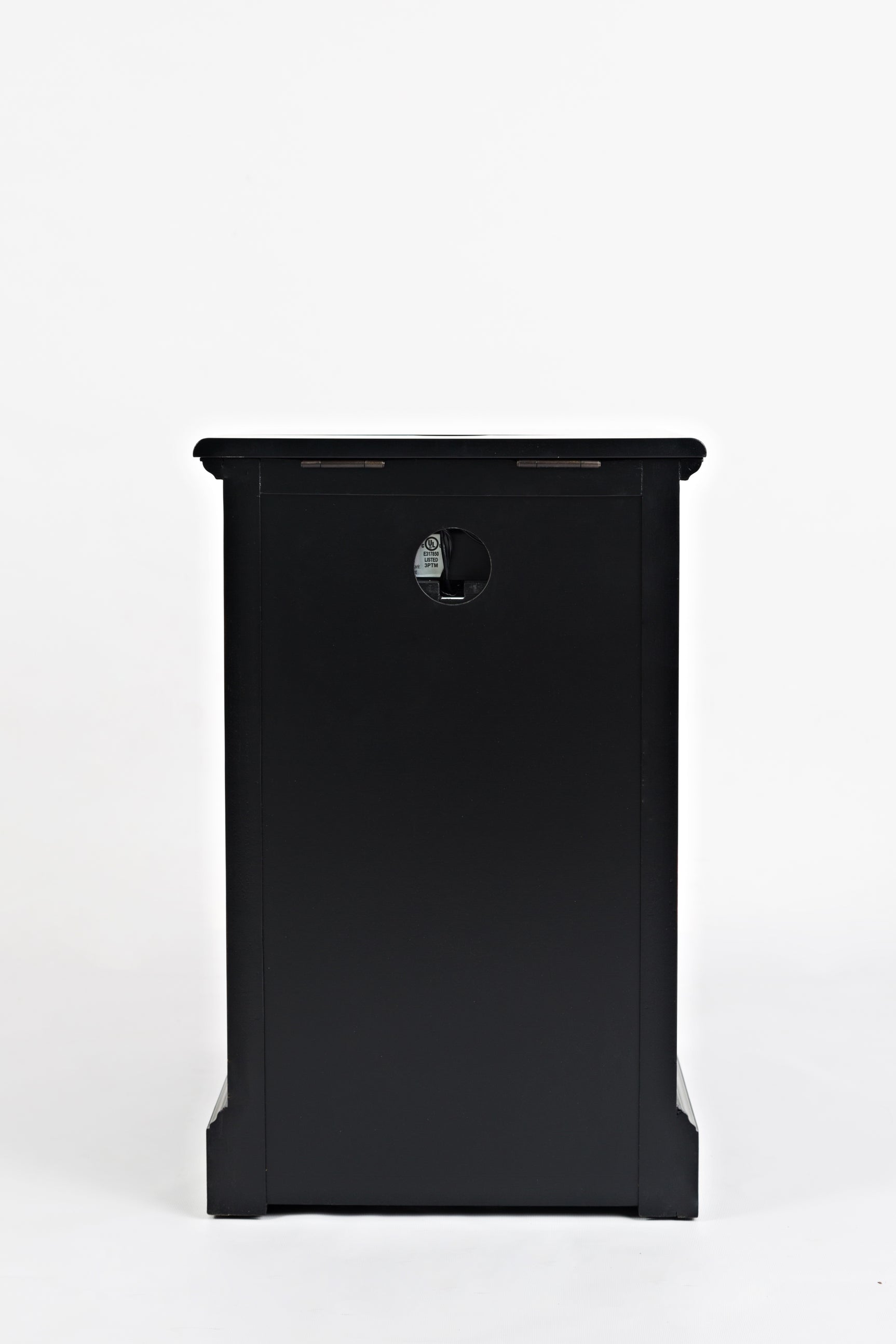 Craftsman Antique Black Power Chairside Table - Ornate Home