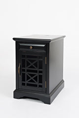 Craftsman Antique Black Power Chairside Table - Ornate Home