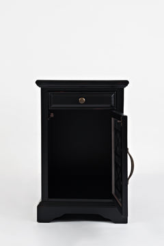 Craftsman Antique Black Power Chairside Table - Ornate Home