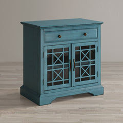 Craftsman Antique Blue 32 Accent Chest - Ornate Home