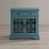 Craftsman Antique Blue 32 Accent Chest - Ornate Home