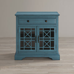 Craftsman Antique Blue 32 Accent Chest - Ornate Home