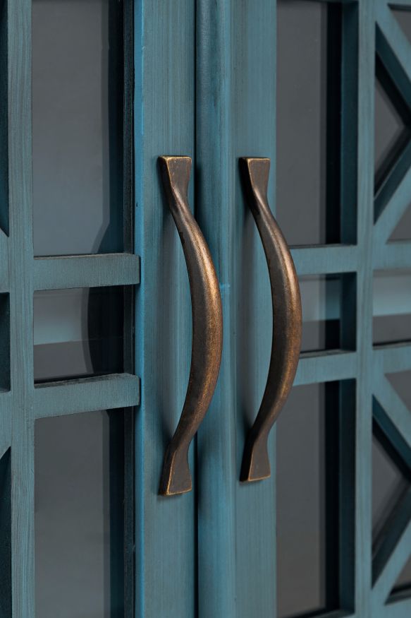 Craftsman Antique Blue 32 Accent Chest - Ornate Home