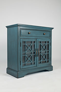 Craftsman Antique Blue 32 Accent Chest - Ornate Home