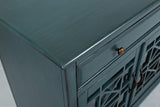 Craftsman Antique Blue 70 Media Unit - Ornate Home
