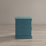 Craftsman Antique Blue Power Chairside Table - Ornate Home