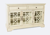 Craftsman Antique Cream 50 Media Unit - Ornate Home