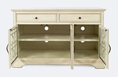 Craftsman Antique Cream 50 Media Unit - Ornate Home