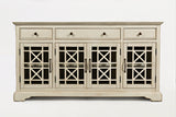Craftsman Antique Cream 60 Media Unit - Ornate Home