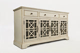 Craftsman Antique Cream 60 Media Unit - Ornate Home