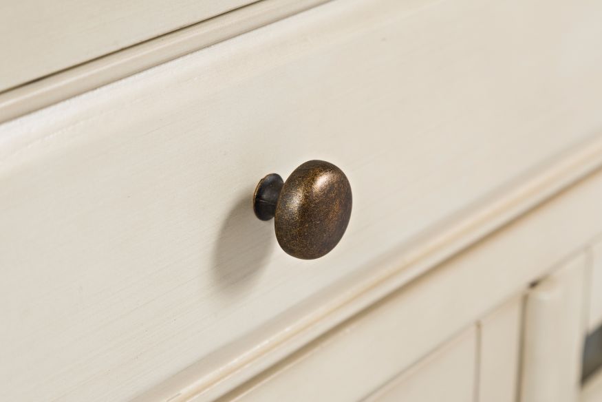 Craftsman Antique Cream 60 Media Unit - Ornate Home