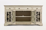Craftsman Antique Cream 60 Media Unit - Ornate Home
