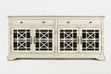 Craftsman Antique Cream 70 Media Unit - Ornate Home