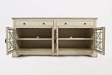 Craftsman Antique Cream 70 Media Unit - Ornate Home