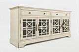 Craftsman Antique Cream 70 Media Unit - Ornate Home