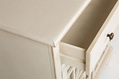 Craftsman Antique Cream Accent Chest - Ornate Home
