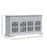 Craftsman Earl Grey 60 Media Unit - Ornate Home