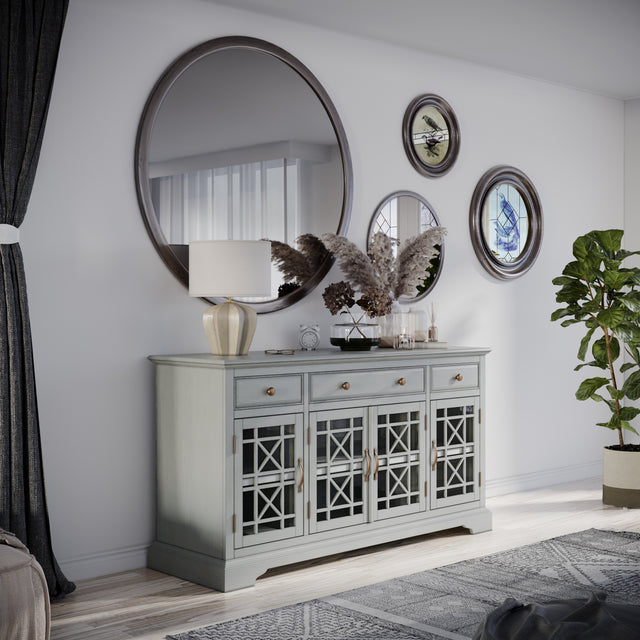 Craftsman Earl Grey 60 Media Unit - Ornate Home
