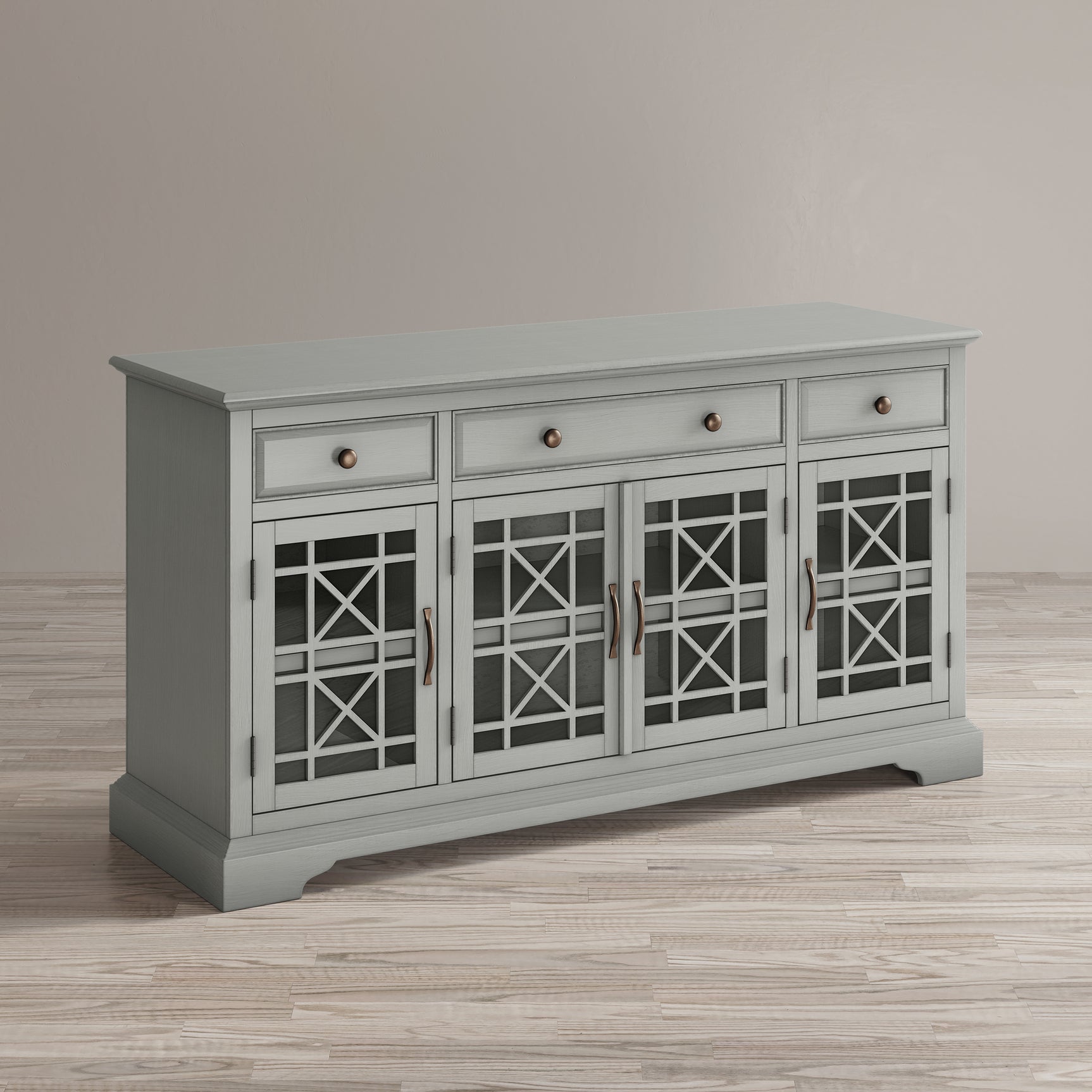 Craftsman Earl Grey 60 Media Unit - Ornate Home