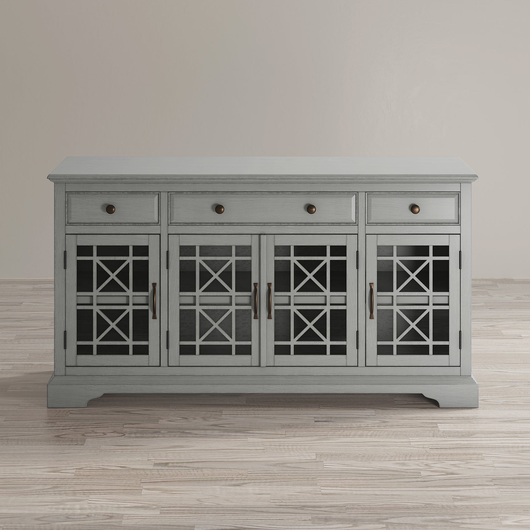 Craftsman Earl Grey 60 Media Unit - Ornate Home