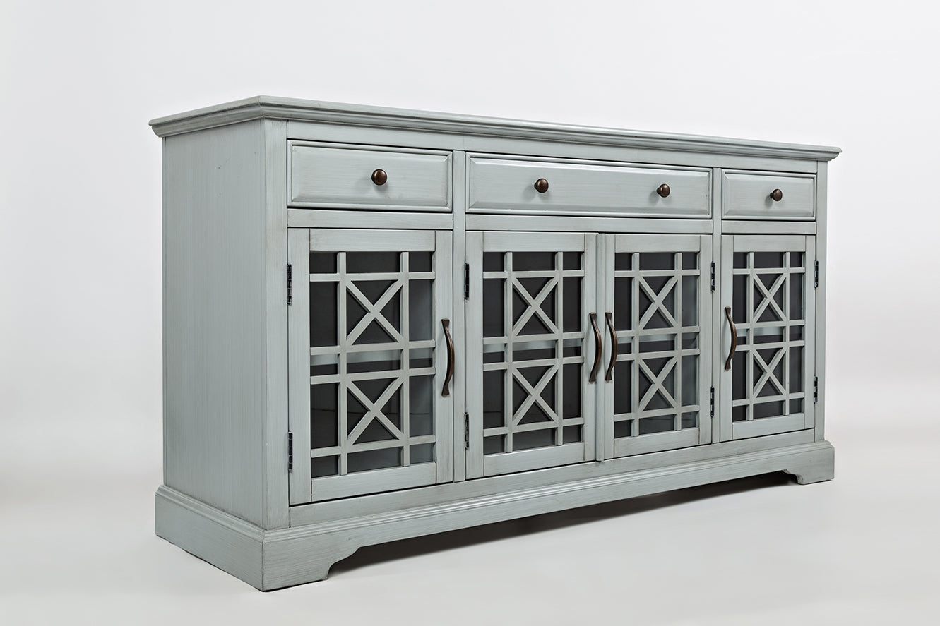 Craftsman Earl Grey 60 Media Unit - Ornate Home