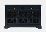 Craftsman Navy Blue 50 Media Unit - Ornate Home
