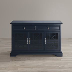 Craftsman Navy Blue 50 Media Unit - Ornate Home
