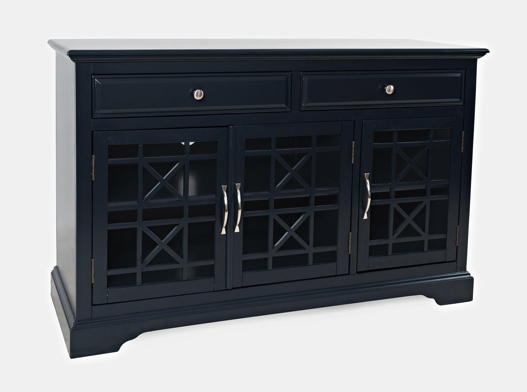 Craftsman Navy Blue 50 Media Unit - Ornate Home