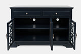 Craftsman Navy Blue 50 Media Unit - Ornate Home