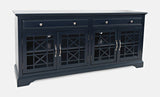 Craftsman Navy Blue 70 Media Unit - Ornate Home