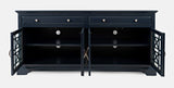 Craftsman Navy Blue 70 Media Unit - Ornate Home