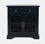 Craftsman Navy Blue Accent Chest - Ornate Home