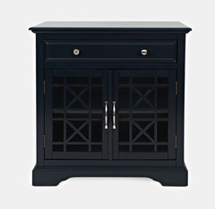 Craftsman Navy Blue Accent Chest - Ornate Home