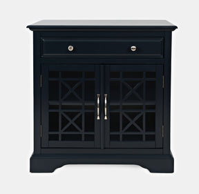 Craftsman Navy Blue Accent Chest - Ornate Home