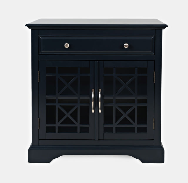 Craftsman Navy Blue Accent Chest - Ornate Home